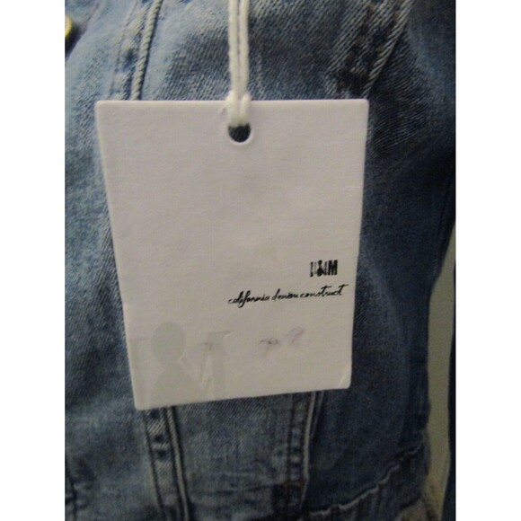 I&M Jean Jacket Medium Wash Denim Retail $68 NWT Size S - Picture 4 of 10